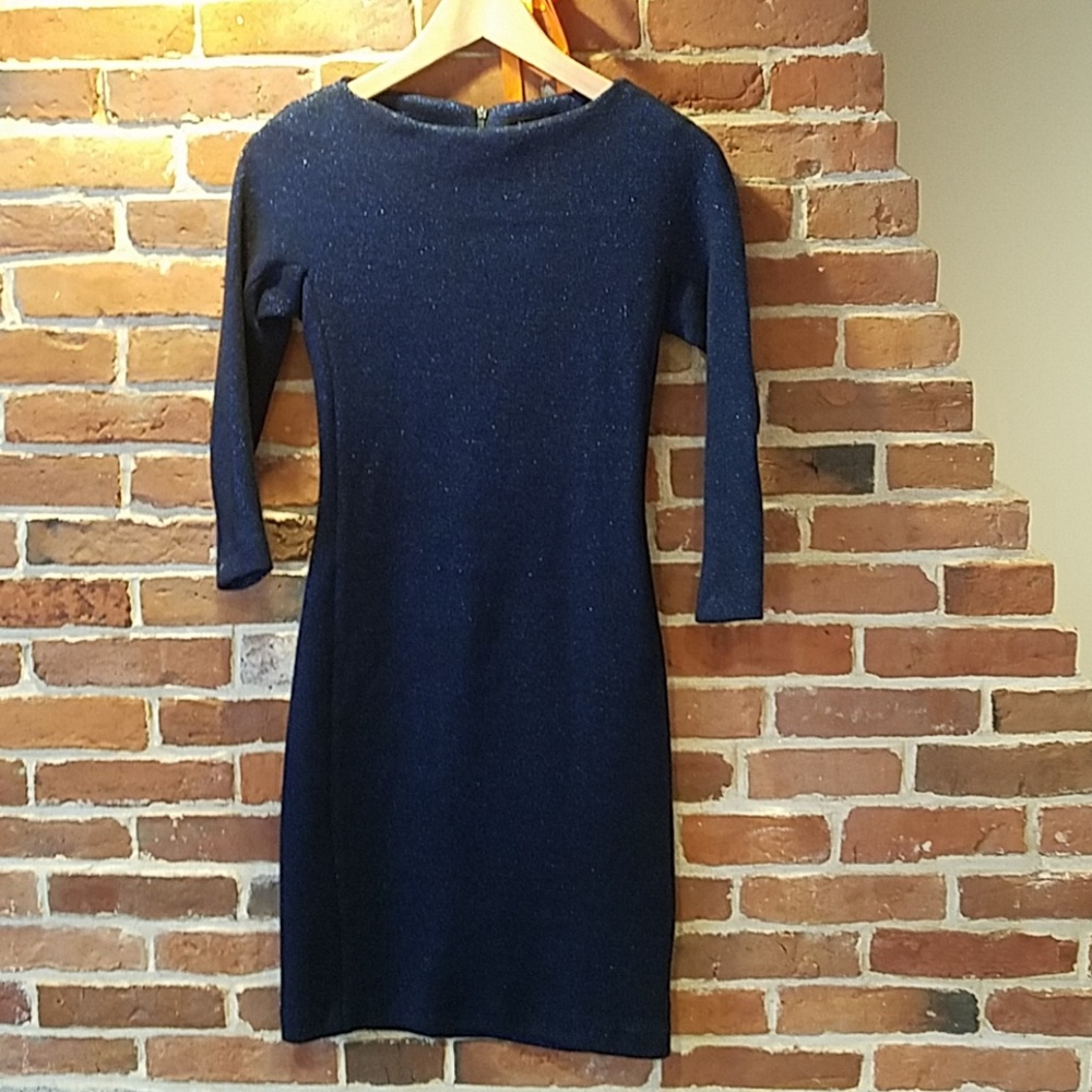Zara bodycon sweater dress by blue sparkle size xs